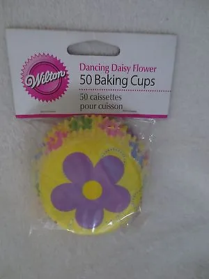 Wilton Dancing Daisy Baking Cupcakes Liner 50ct New • $2.49