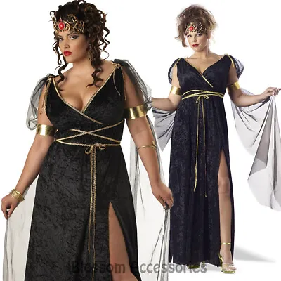 C812 Medusa The Mythical Siren Greek Goddess Women Plus Size Halloween Costume • £31.96