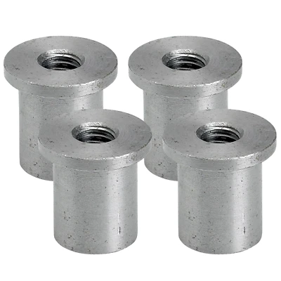 $24.19 • Buy Lowbrow Customs Tophat Blind Threaded Steel Bungs 3/8-16 Thread - 4 Pack