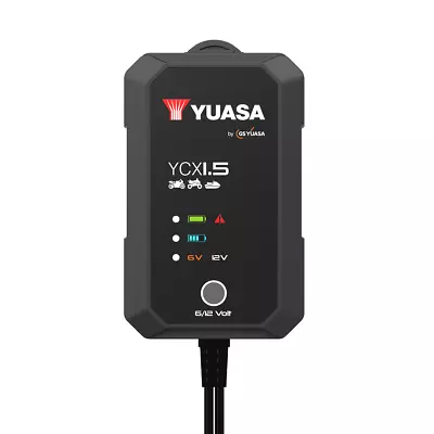 Yuasa Smart Charger 1.5a 6/12 Volt 7stage Fzs600 Fzs1000 Fz8 Fz1 Mt125 Mt07 Mt09 • £70