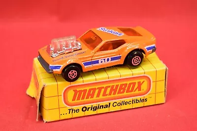 1973 Matchbox Mustang Piston Popper MB60-D #60 Orange Sunkist Original Box 084 • $34.92