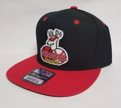 Venados De Mazatlan  Hat Black Red 2logos  Snap Back Adjustable  New • $18