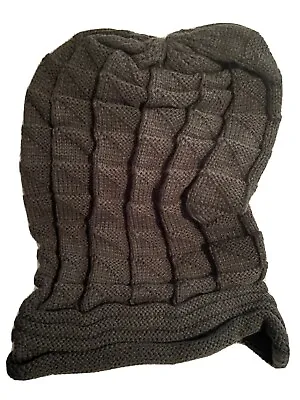 Mens Womens  Knitted Woolly Winter Baggy Slouch Beanie Hat Cap Warmer Oversized • $9.99