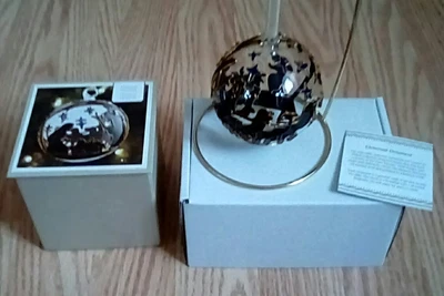 $15 • Buy Pier 1 Cloisonne Nativity Glass Christmas Ornament