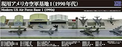 PIT-ROAD 1/700 SPS Series Modern US Air Force Base 1 1990s Model Kit SPS18 • $49.45