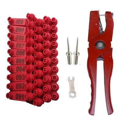 $31.37 • Buy Livestock Animal Ear Tags Pliers For Installing Cattle Sheep Pigs Ear Tags F8Z7