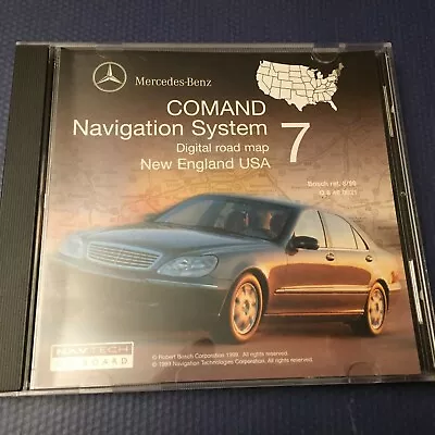 OEM Mercedes-Benz Comand Navigation System 7 New England P/N Q 6460031 Rel. 8/99 • $99
