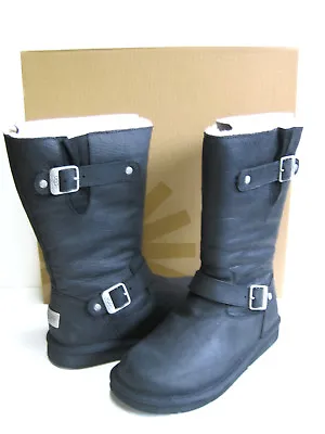 $200 • Buy Ugg Kensington Women Tall Boots Leather Black Us 7 /uk 5.5 /eu 38 /jp 24
