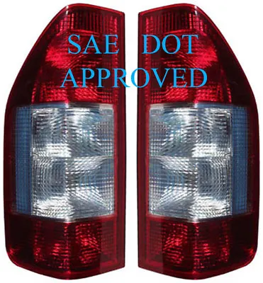 1995-2006 Dodge Mercedes Freightliner SPRINTER Tail Lights Lamps Pair Red+Clear  • $109.95