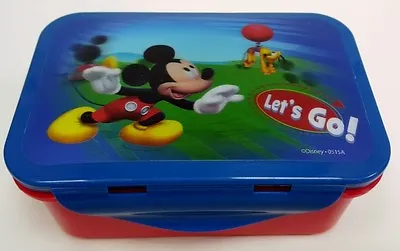 Disney Mickey Mouse  Lunch Container Box   By ZAK BPA Free  3D Rectangle • $8.99