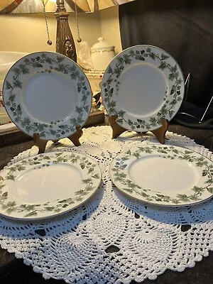 Mikasa Ultima Plus HK 317 Napoleon Ivy China Luncheon Plates--Set Of 4--8.5'' • $14.99