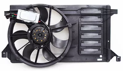 Fan Assembly For 10-13 Mazda 3 2.0L 2.5L 4 Cyl Black Made Of Plastic With Module • $163.08
