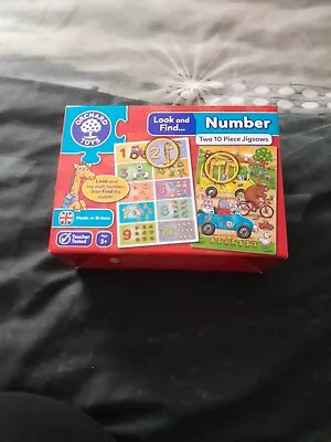 £3 • Buy Toddlers 2 In A Box Jigsaw Numbers And Animal's