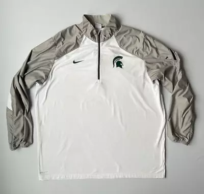 Nike Michigan State Spartans MSU Full Zip Lightweight Jacket Mens Sz 2XL GUC • $44.95