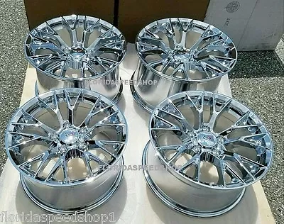 Chrome C7 Z06/ZO6 Corvette Wheels  FITS: 1988-1996 C4  17X9.5  WHEEL SET • $1099