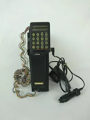 Vintage  Mobira Cellular Phone ~ MODEL  ME 53 A ~ W/ 12 Volt  Adaptor ~ Parts • $75