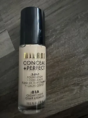Milani Conceal + Perfect 2-in-1 Foundation + Concealer Creamy Nude 01A OPEN READ • $8.95