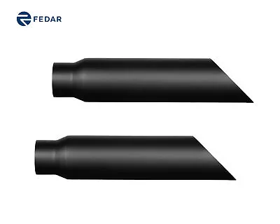 Fedar Inlet 3  ; Outlet 4  ; Length 18  Exhaust Tip 2-pack • $83.99
