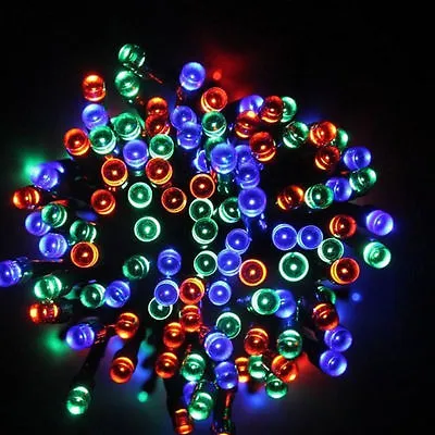 Solar Powered 100 / 200 LEDs String Fairy Tree Light Outdoor Wedding Party Xmas • $9.99