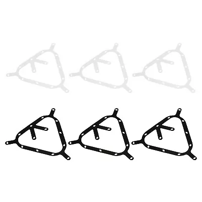 6Pcs Billiard Pendulum Sticker Triangle Billiard Positioning Magic Rack Black • $17.11