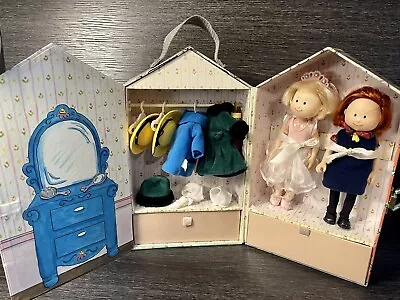 Eden Madeline & Nicole Dolls And Wardrobe Carry Case + Clothes Lot • $129.95