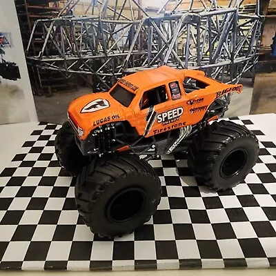 1 64 Hot Wheels Monster Jam Custom Speed Energy Bigfoot Trophy Monster Truck  • $55