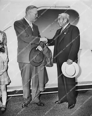 Crp-36629 1942 Politics Gov Earl Warren Meets W Native American Indian Andro Mor • $11.99