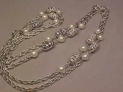 Vintage Sarah Coventry  Filigree Lady  (1973) Necklace • $1.99