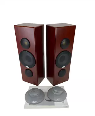 Monitor Audio Radius 180 Speakers Rose Mahogany PAIR With Extra Speaker Grills • $169.99