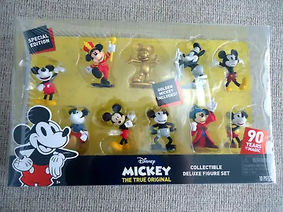 Disney Mickey Mouse 90 Years Of Magic Special Edition 10 Figures NEW • $22.99