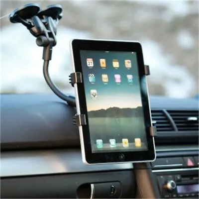 Secure Double Suction Windscreen Car Mount For Apple IPad 3 • £25.99
