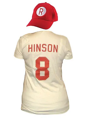Dottie Hinson Rockford Peaches Adult Costume Jersey Hat A League Of Their Own • $41.75