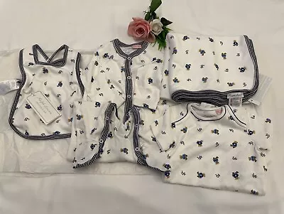 NEW Baby Boys Ralph Lauren 4pcs Blanket Bib Babygrow Vest Set Age 9 Months • £59.99