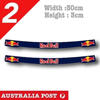 RED BULL Racing Logo Motorcycle Helmet Visor  Stickers • $19.99