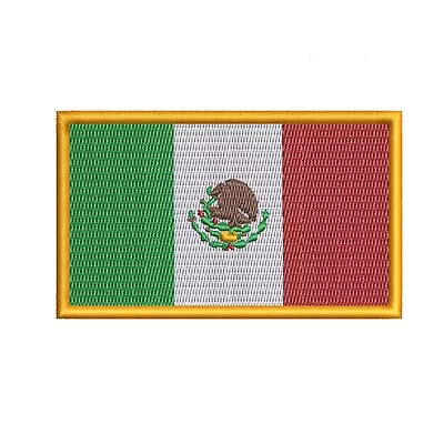 Mexico State Flag Patch Embroidered Iron-on Badge DIY Applique • $4.95