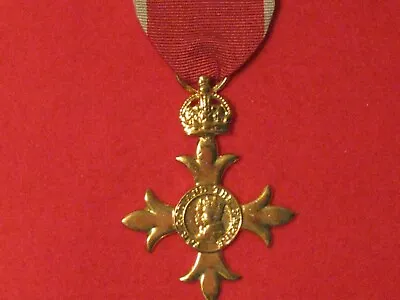 Full Size Obe Civil Medal Museum Standard Copy Medal With Ribbon • £9.50