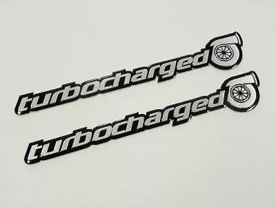 2 Volvo Saab Turbo Turbocharged Emblems Badges Pair • $9.50