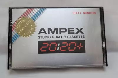 $9.99 • Buy Vintage AMPEX Studio Quality Blank Cassette Tape 60 Min 20:20+ Sealed