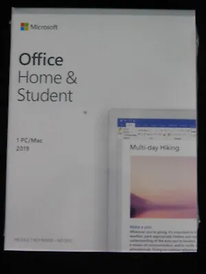 Microsoft  Office Home & Student  2019  79G-05185  For PC/Mac  Latin America • $49.99