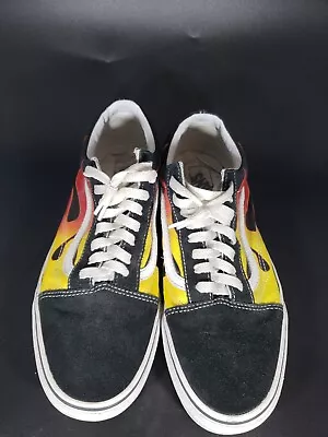 Size 11 - VANS Old Skool Flames 2017 • $17