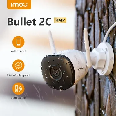 IMOU 4MP 2K QHD WIFI IP Camera Wireless Outdoor CCTV HD Smart Home Security Cam • $34.99