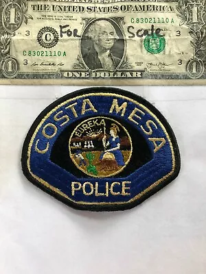 Costa Mesa California Police Patch Un-sewn Great Condition   • $19.75