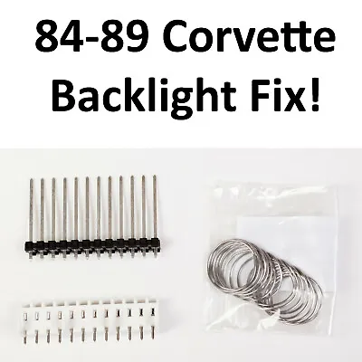 Backlight Repair Kit Connector C4 Corvette Digital Cluster Gauge Instrument A002 • $29.95