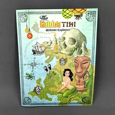 $59.95 • Buy The Golden Tiki Bar Menu Las Vegas Doug Horne Artwork Mermaid And Pirates