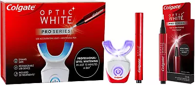 Optic White Pro At Home Teeth Whitening Bundle Kit Includes LED Accelerator Kit • $119.74