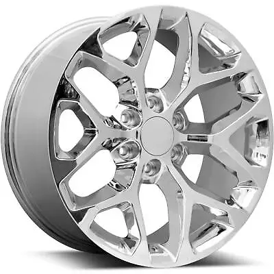 REV Wheels Replica 582 Series Chrome 22x9 Inches Rim 6x5.5 Bolt 5.94 Backspacing • $406.95