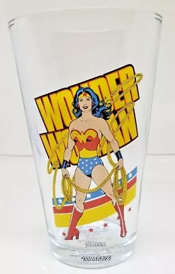 Standing Wonder Woman Drinking Glass TM & DC Comics Handwash Heavy  • $10.19