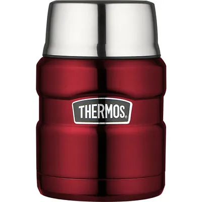 New THERMOS Stainless King S/Steel Vacuum Insulated Food Jar 470ml With Spoon • $33.99