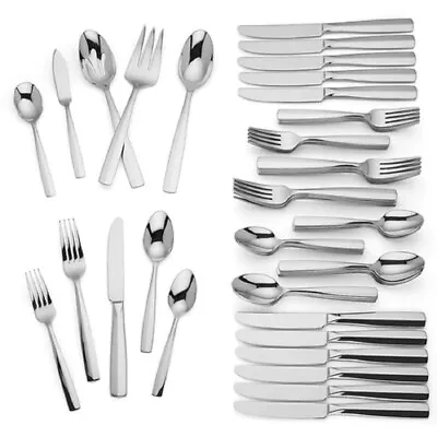 Lenox LACHLAN - Stainless Steel 65-piece Flatware Set - NEW OTHER • $99.99