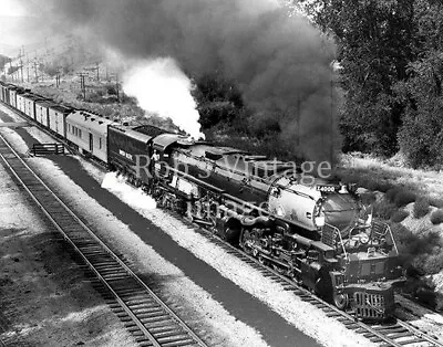 Union Pacific Photo BIG Boy Steam Locomotive 4000 W Concist Railroad UP Train • $8.48